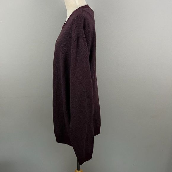 NWT NORDSTROM Purple Wool Mix Crew Neck Sweater‎ (2XL) - Picture 4 of 8